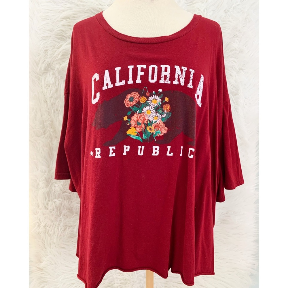 California Republic plus size crop top